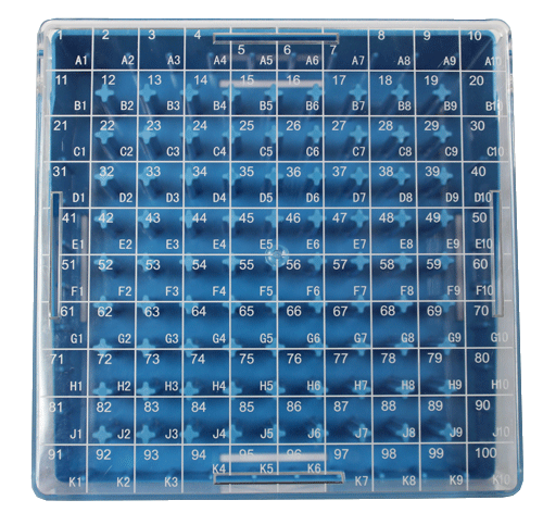 LABREPCO | Polycarbonate Cryogenic Storage Box with Barcode & Hinged ...