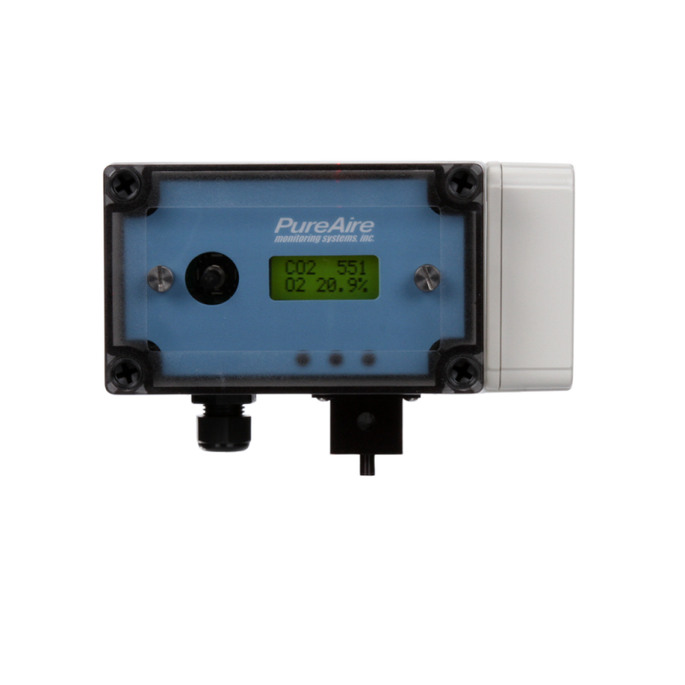 PureAire 99039 Dual O2-CO2 Monitor (Includes power cord) | LabRepCo, LLC