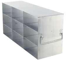 Upright Freezer Racks for Standard 3 inch Boxes | Boxes 3 Deep x 3 High