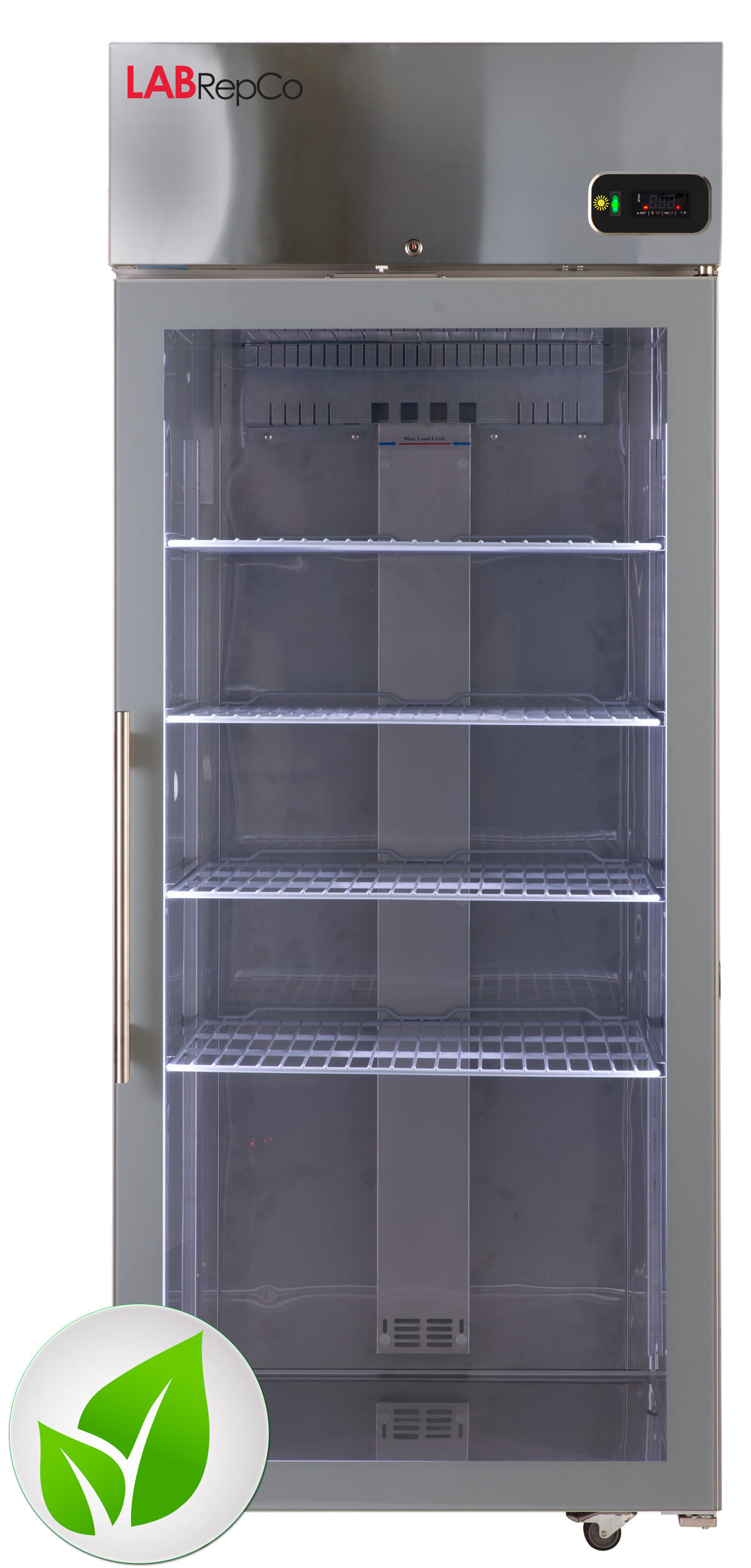 Futura Ld Series 25 Cu Ft Laboratory Refrigerator Stainless Steel Glass Door Labrepco Llc