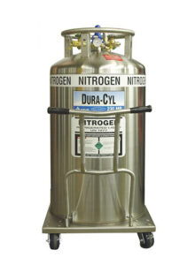 Dura-Cyl 230-Liter Liquid Nitrogen (LN2) Supply Tank with Round Caster ...