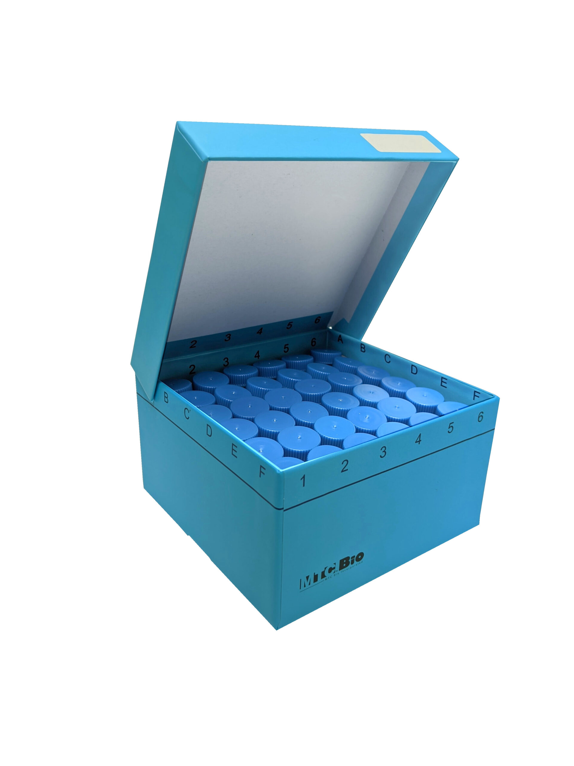MTC Bio R2700 Series FlipTop Hinged Lid Cardboard Freezer Box 100-Place