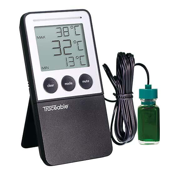 Control Company 4548 Traceable® Jumbo Refrigerator/Freezer Thermometer with  Bottle Probe - CON4548 - General Laboratory Supply
